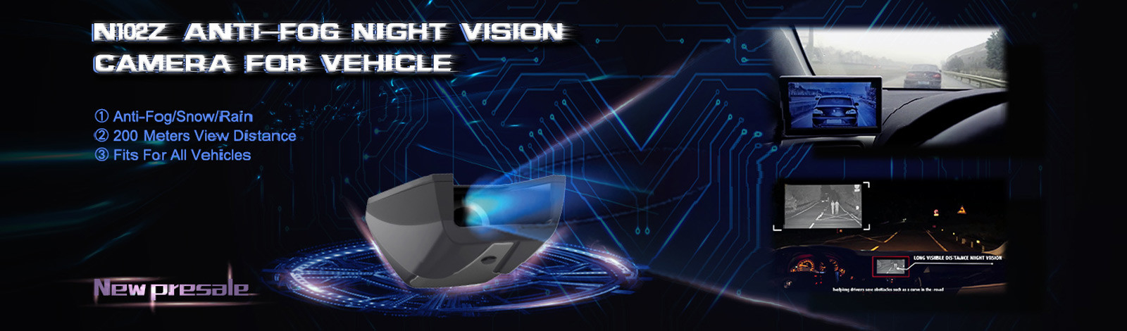 Night Vision Car Camera System