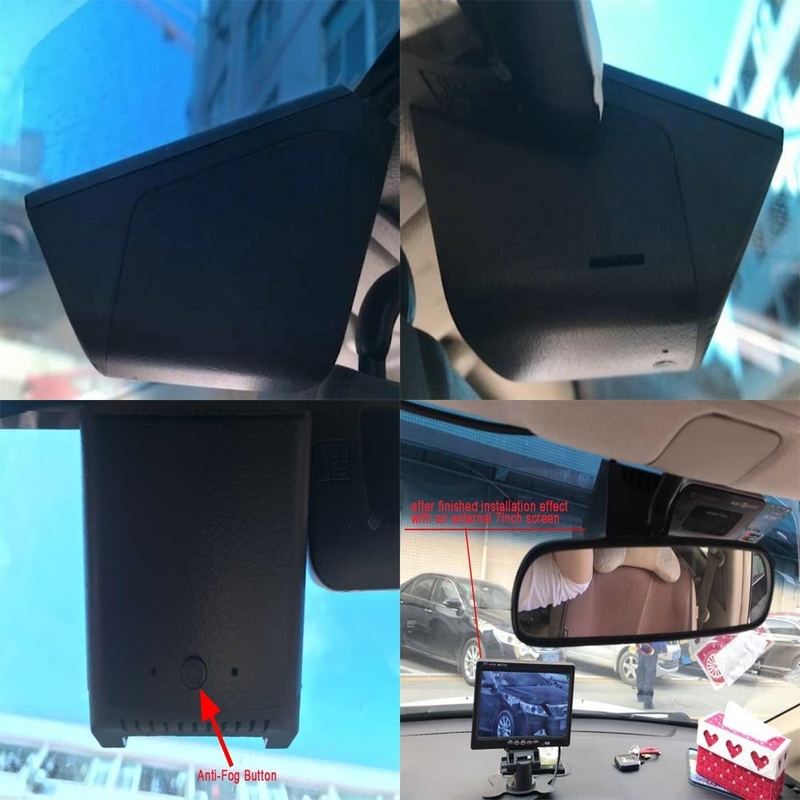 Night Vision Infrared Car Camera System With View Distance 200 Meters Anti Fog Functions