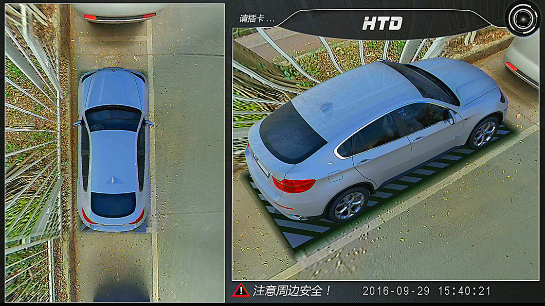 Car Reversing Aid System 360 Degree camera Bird View 1080P FHD