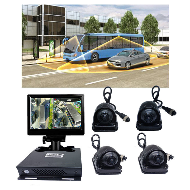 3D Bird's Eye HD Panoramic 360 Degree Camera For Bus Night Vision Surround View