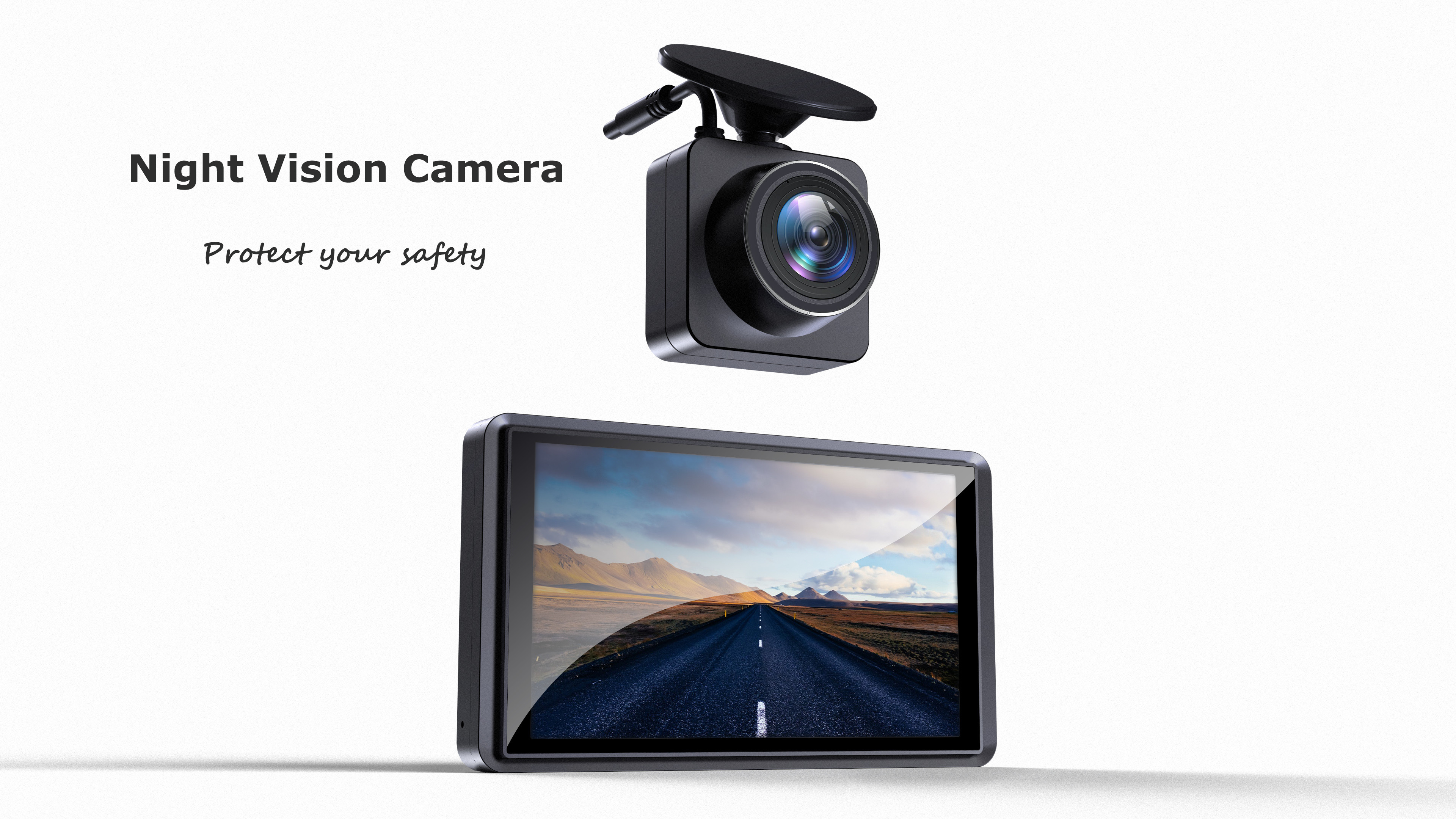 Infrared Light Night Vision Car Camera 1080P Imaging Driving Assist System