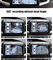 Wired RV Backup Car Multimedia Navigation System 10in Dual Split Screen 9 To 36V