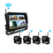 IP67 4CH Wireless Backup Camera System For Trucks RV Trailer ISO And Android
