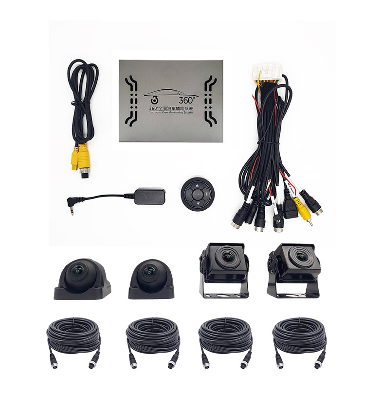 360 Degree Car Night Vision Reversing Camera 7 Inch TFT LCD Split Monitor