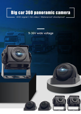 4-Channel DVR Monitor 1080P HD AHD Camera System, Quad Screen Rearview CCTV Backup Camera, Safety Monitoring System for Scania Bus & Heavy Truck