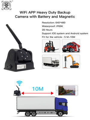 Truck Reverse Camera with Wide Viewing Angle and Clear Night Imaging