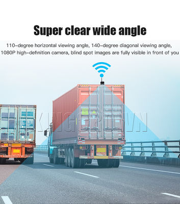 Wireless Backup Camera System for Trucks with 7-Inch Monitor and Four Cameras