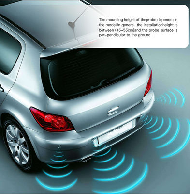 LED Display Car Parking Sensor Kit 4 Ultrasonic Reverse Sensors IP68 Waterproof Safety Driving Assistant for Vehicle Parking Protection