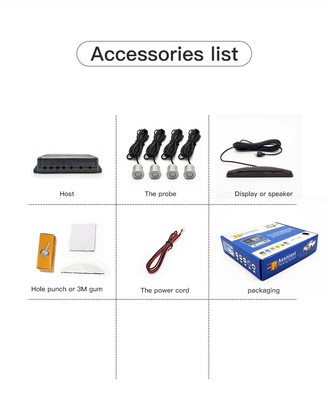 RoHS Vehicle Detection Parking Sensor Systems Quake Proof 2.5W Power