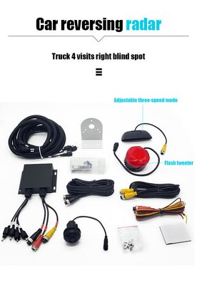 Weatherproof LED Parking Sensors System Sound Warning Display Close To Obstacles