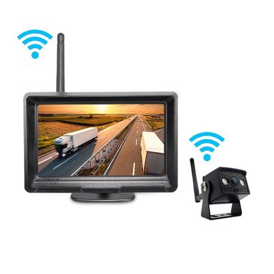 DC12V-24V 5 Inch Wireless LCD Monitor Night Vision Backup Camera System for RV Truck Trailer Bus OEM ODM