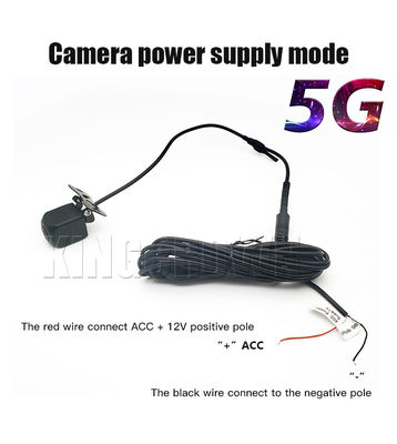 Power Supply Connection for Camera with ACC + 12V Positive and Negative Wires