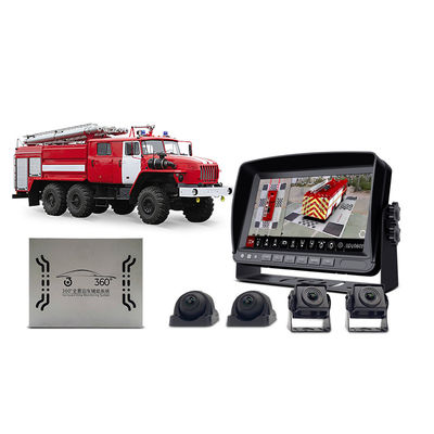 1080P 360° Surround View Camera System with 3D Stitching Night Vision & IP67 Heavy-Duty Protection