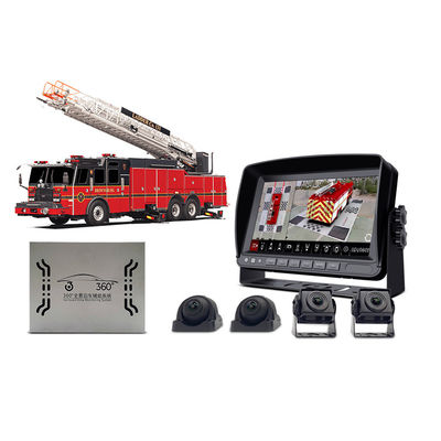Fire Truck 360 Degree Panoramic Camera System with AHD 1080P and IR Night Vision for Emergency Operations
