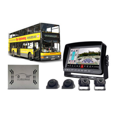 HD Navigation and Monitoring System for Trucks with 360° Surround View and Night Vision