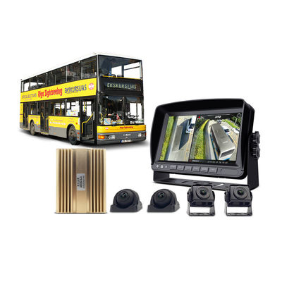 Bus 360-Degree Camera System with Bird's Eye View for Full Visibility for Enhanced Safety