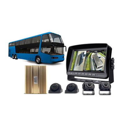 360° Monitoring and Parking Assistance System for Buses with High-Resolution Cameras