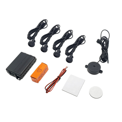 2.5W Car Reverse Radar System 9V To 36V With 4 Parking Sensors Distance Detection