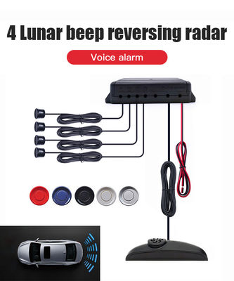 Waterproof Vehicle Security Reverse Backup System LED Display Car 4 Parking Sensor with Adjustable Sensitivity Reversing Aid Device