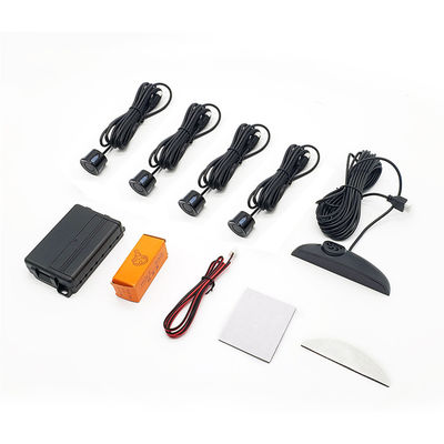 16.5mm Waterproof Smart Car Parking Sensor Kit, 4‑Pieces Front & Rear Reverse Assistant with LED Display and Buzzer Auto Safety Parking Aid OEM Available