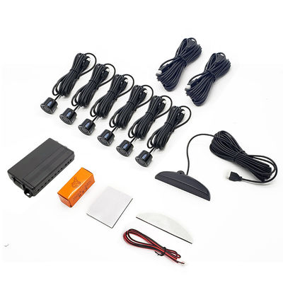 LCD Display 6 Sensor Parking Radar Kit System Visual and Audio Distance Warning Parking Aid