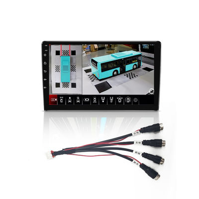  10-Inch 360° Panoramic Vehicle Camera System, 3D Surround View, 1080P Recording, GPS 4G WiFi, OEM ODM Available