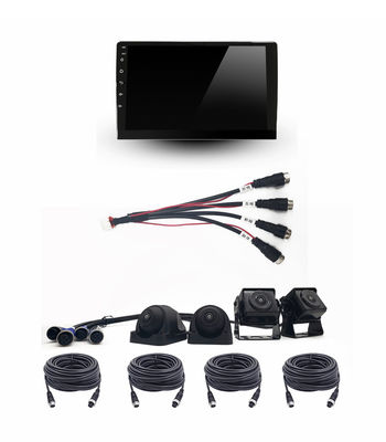 10-Inch 360° Panoramic Camera System, 3D Surround View 1080P Recording with GPS, 4G & WiFi for MAN TGX, OEM & ODM Available