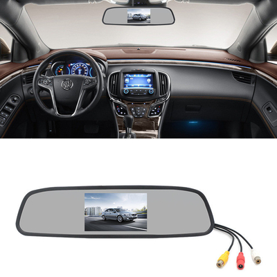 4.3in LCD Rear View Mirror Monitors Waterproof 170deg LED Backup Camera Kit