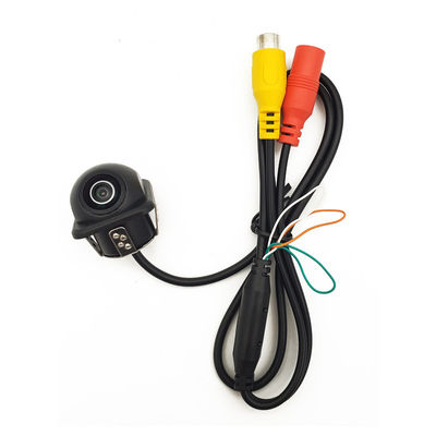  Straw Hat Type Fisheye Starlight Night Vision Camera, Waterproof Front Rear Side View Vehicle Camera with Drill Bit