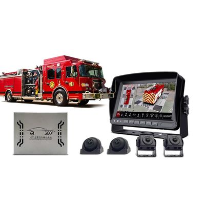 Bus 360° Surround View System with HD Resolution – Ideal for Full Vehicle Coverage and Safe Parking