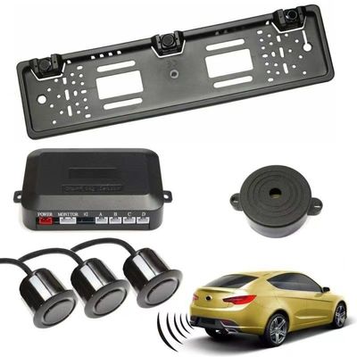 Car Reverse Sensor Kit with Display and Adjustable Ultrasonic Sensors