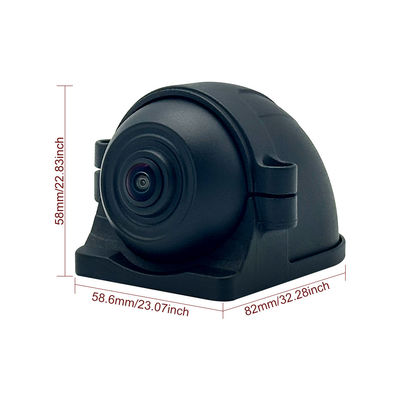 Custom Shell Design AHD 1080P Side View Blind Spot Camera, 170° Wide Angle Waterproof Left & Right Side Surveillance Cam for Truck and Bus