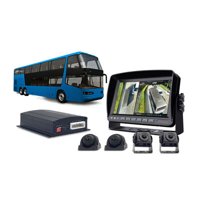 360° High Definition Camera System for Buses with Parking Assistance and Real-Time Monitoring