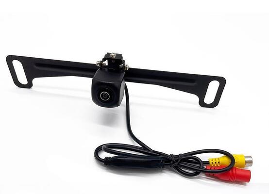Universal 1080P License Plate Frame Reverse Camera, Waterproof Wide Angle Starlight Night Vision Front & Rear View Backup Parking Camera