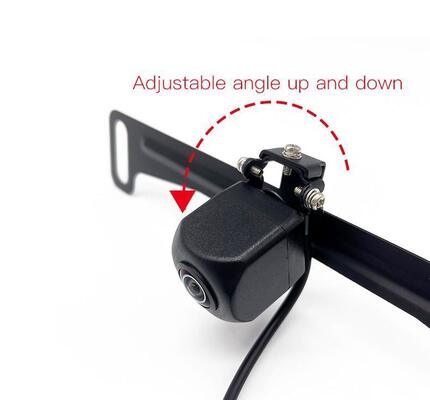 Universal 1080P Reverse Camera Waterproof WideAngle Starlight Night Vision Parking License Plate Frame Front View Backup Camera
