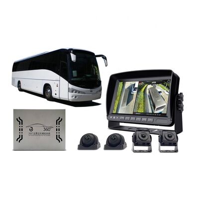 Advanced 360° Monitoring System for Buses with High Definition Display and Parking Assist Technology