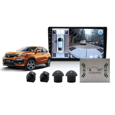 Car 360 Degree Visual Assistance System with Full HD Imaging for Urban Driving Safety