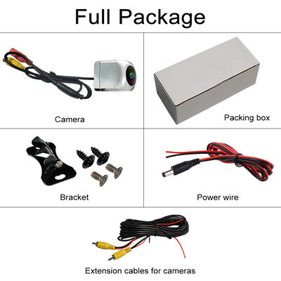 Alloy HD Rear View Camera with 170° Wide Angle, IP68 Waterproof, Full Glass Lens for Cars & Trucks