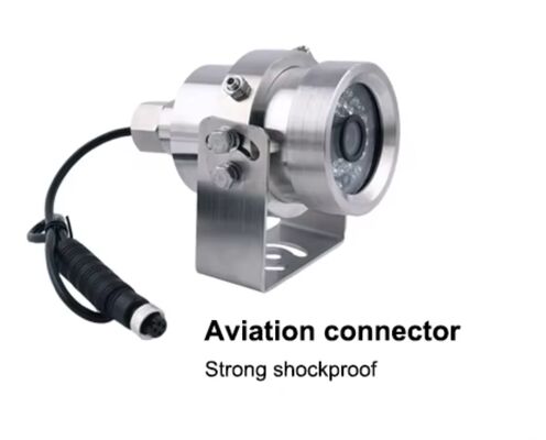 Industrial Stainless Steel Explosion Proof Camera CMOS 2.8mm IP68 Rated Vandal-Proof for Tank Trucks/Gas Stations/Chemical