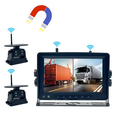 Wireless Display and Camera Kit for Truck Reversing with Dual Views and Safe Parking