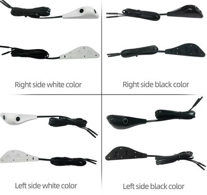 Vehicle Auxiliary Camera with Wide View Angle for Side Monitoring for Blind Spot Observation