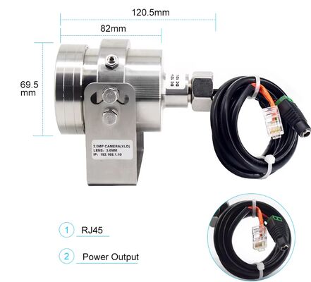 Metal Shell Automotive Camera Anti-Explosion for Trucks and Industrial Vehicles
