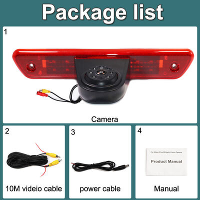 Replacement 3rd Brake Light Backup Camera for Ford Transit F150 F250 F350 Truck Vans 2014-2019 OEM