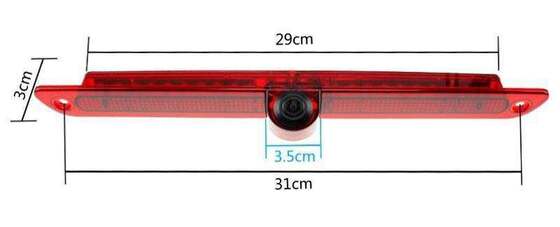 Brake Light Reverse Camera for Mercedes Sprinter 2006–2023 VW Crafter 2007–2017
