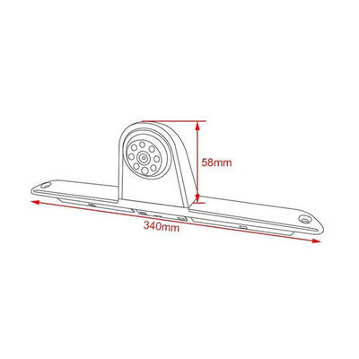 Adjustable Angle Rearview Camera with Brake Light for VW Crafter and Mercedes Sprinter