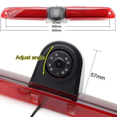 Adjustable Angle Rearview Camera with Brake Light for VW Crafter and Mercedes Sprinter