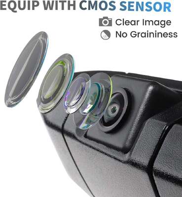 Reverse Camera Handle for Toyota Tacoma Pickup Easy Installation and Blind Spot