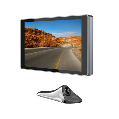 Blind Zone Display System with Shark Fin Rear View Camera and 5 Inch LCD Screen for 150° Wide Angle Blind Spot Monitoring