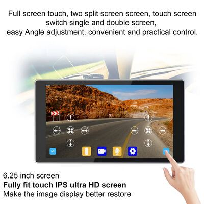 High-Resolution AHD 1080P Sharkfin Camera AI Blind Spot Detection with 5 inch LCD Monitor