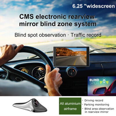 High-Resolution AHD 1080P Sharkfin Camera AI Blind Spot Detection with 5 inch LCD Monitor
